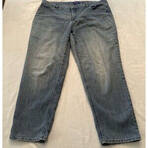 JUST MY SIZE JMS Women's Plus Classic Fit Denim Blue Jeans Tag Size 20W